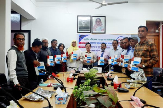 শাবিতে বার্ষিক প্রতিবেদনের মোড়ক উন্মোচন