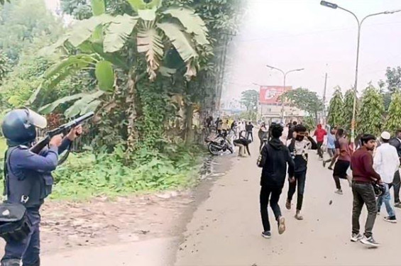 হবিগঞ্জে পুলিশ-বিএনপি সংঘর্ষ, সাংবাদিকসহ আহত অর্ধশত