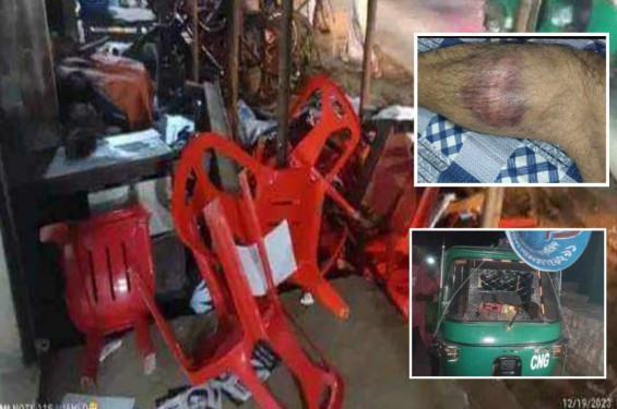 পটিয়ায় স্বতন্ত্র প্রার্থীর নির্বাচনী অফিস ও গাড়ি ভাংচুর : আহত একাধিক