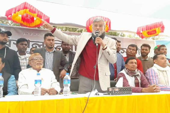 বিএনপি নির্বাচনকে ভয় পায় : শান্তিগঞ্জে এম এ মান্নান