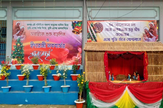 খ্রিষ্টান ধর্মাবলম্বীদের ১১৩ গির্জায় শ্রীমঙ্গল-কমলগঞ্জে বড়দিন উৎসব