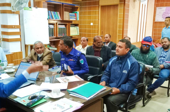 শান্তিগঞ্জে  আইনশৃঙ্খলা কমিটির মাসিক সভা