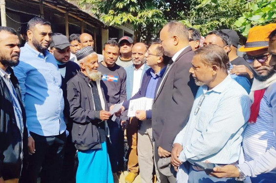 ভোট বর্জনের আহবানে সিলেটের ঘরে ঘরে খন্দকার মুক্তাদির