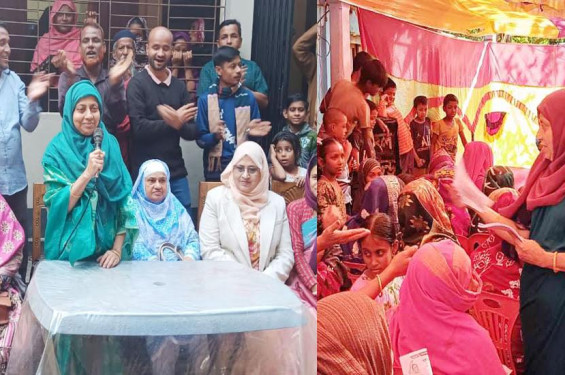 সিলেট-২ আসন চষে বেড়াচ্ছেন  শফিকপত্নী তাহমিনা চৌধুরী