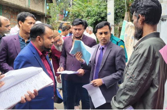 পানির অবৈধ সংযোগ বিচ্ছিন্ন ও বকেয়া বিল আদায়ে সিসিকের অভিযান
