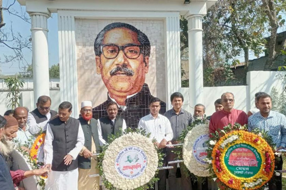 চুনারুঘাটে ঐতিহাসিক ৭ই মার্চ যথাযোগ্য মর্যাদায় পালিত
