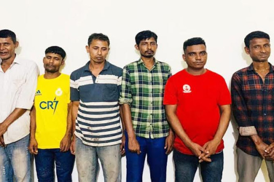 সিলেট দক্ষিণ সুরমায় ৬ জুয়াড়ি পুলিশের জালে