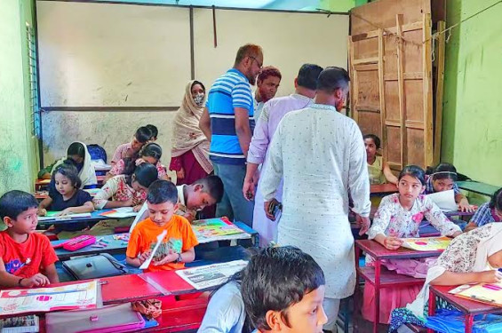 জাতীয় শিশু দিবস ও ভাষা শহীদদের স্মরণে চিত্রশালা একাডেমিতে চিত্রাঙ্কন প্রতিযোগিতা
