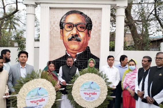 চুনারুঘাটে উপজেলা প্রশাসনরে আয়োজনে মহান স্বাধীনতা ও জাতীয় দিবস পালন