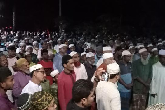 পশ্চিমবীরগাঁও ইউ/পি চেয়ারম্যান খোকনের মাতার ইন্তেকাল-জানাযা সম্পন্ন