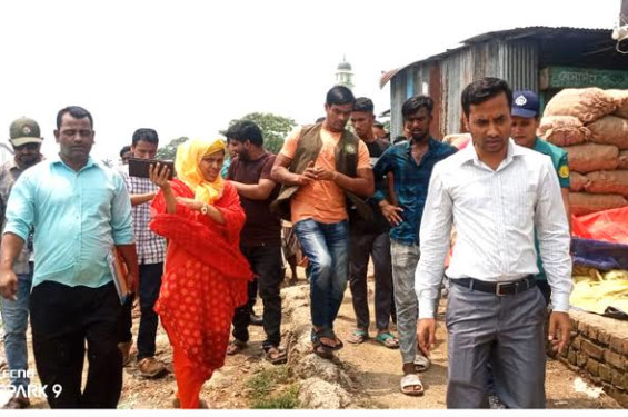 সিলেট নগরীতে সিসিকের অভিযান, জরিমানা আদায়