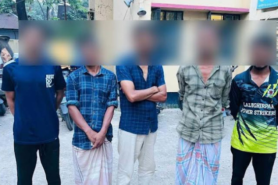 সিলেটে পাঁচ জুয়াড়ি গ্রেফতার