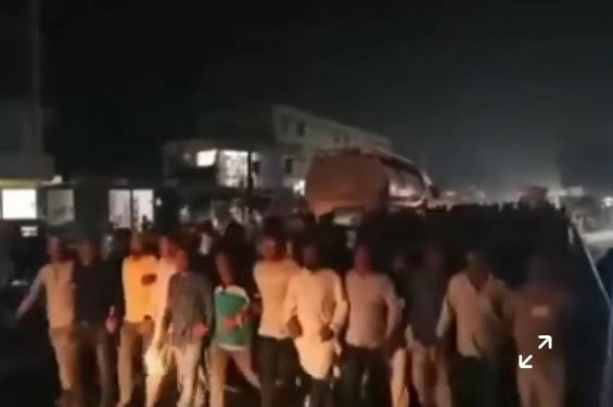 যশোর মণিহার এলাকায় আওয়ামী লীগের মিছিল