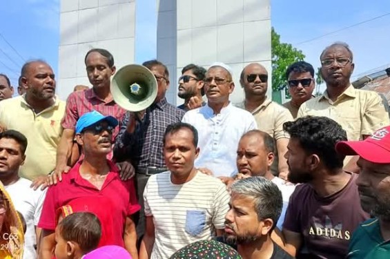 তারেক রহমানের খালাতো ভাই তুহিনের মুক্তির দাবিতে নীলফামারী জেলা জুড়ে বিক্ষোভ