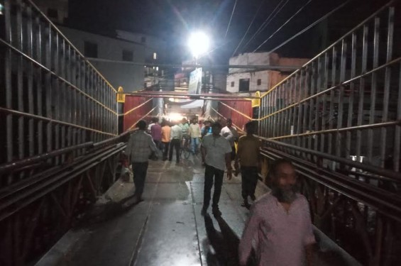 ফরিদপুরে  যানজট মুক্ত হল বেইলি ব্রিজ