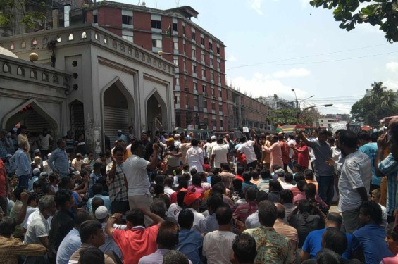 ‘গুলিস্তান ব্লকেড’, যান চলাচল বন্ধ