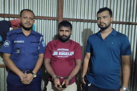 বাঙ্গরায় মাদক ব্যবসায়ী সানাউল্লাহ  ইয়াবাসহ গ্রেফতার