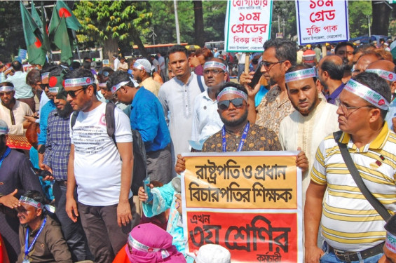 স্বরাষ্ট্র ও প্রাথমিক শিক্ষা উপদেষ্টার পদত্যাগ চান শিক্ষকরা