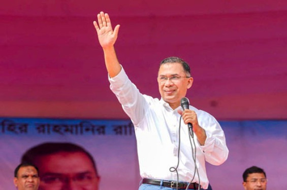 ঠাকুরগাঁওয়ের জনসভায় তারেক রহমান