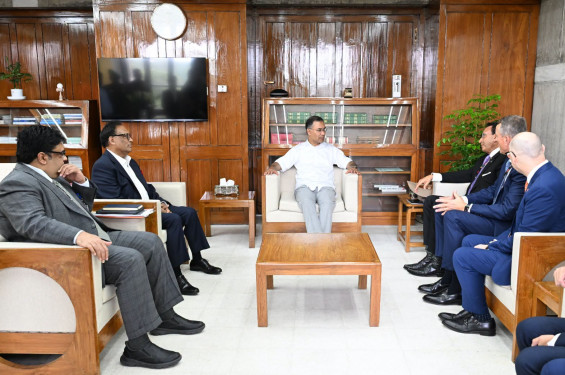 প্রধানমন্ত্রীর সঙ্গে ভিওন   চেয়ারম্যানের সাক্ষাৎ