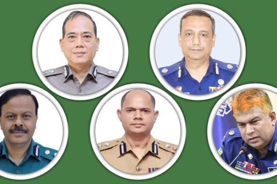 ৫ অতিরিক্ত আইজিপিকে বাধ্যতামূলক অবসর