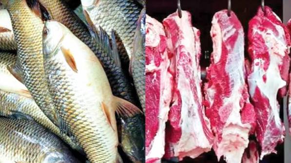 বাজারে চড়া মাছ-মাংসের দাম