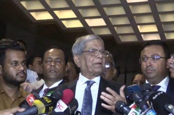 সফররত চীনা কমিউনিস্ট পার্টির প্রতিনিধি দলের সাথে বৈঠক করেছেন মির্জা ফখরুল