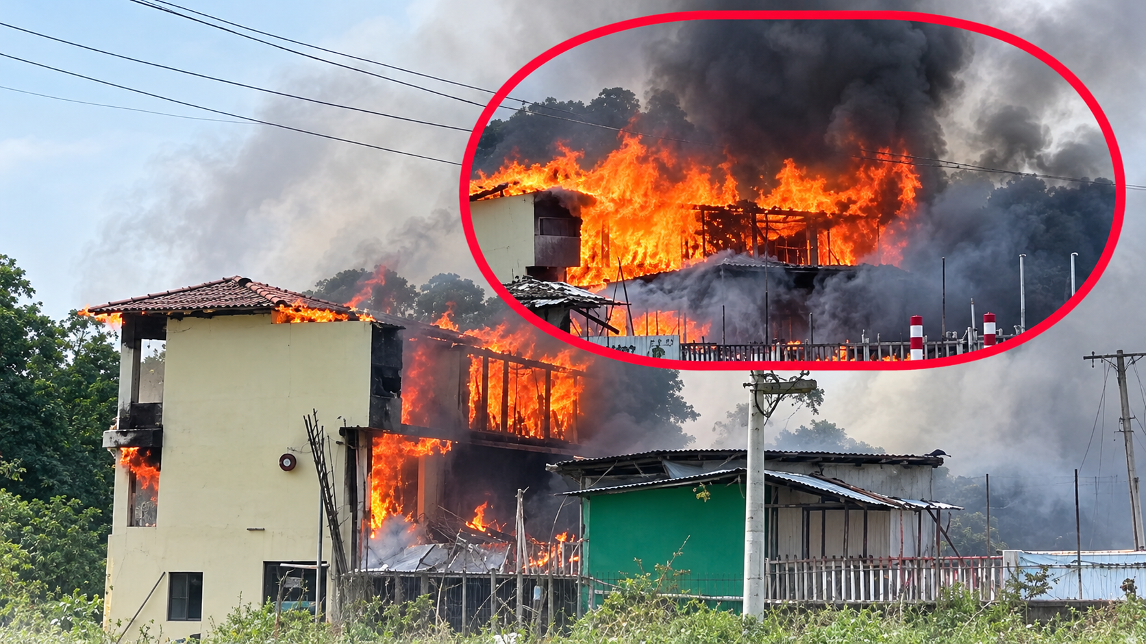 কক্সবাজারে টুপটুপ রিসোর্টে আগুন, নিহত বেড়ে ১০