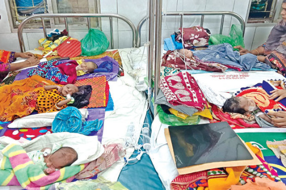 হামে আক্রান্ত শিশুদের ৬৫   শতাংশই অপুষ্টিতে ভুগছিল