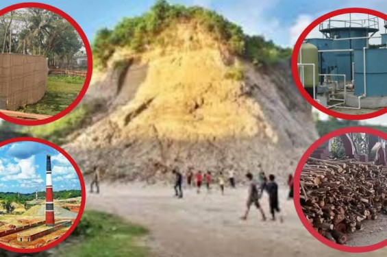 পরিবেশ দপ্তরের দীর্ঘসূত্রিতায় খেকোরা গিলে ফেলছে চট্টগ্রামের পাহাড়, পুকুর ও নদী