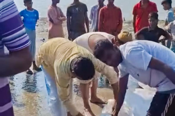 বাঁশখালীর সাগর চরে অজ্ঞাতনামা ব্যক্তির লাশ উদ্ধার