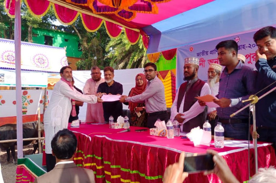 বামনায় প্রাণিসম্পদ সেবা সপ্তাহ ও প্রদর্শনী মেলা অনুষ্ঠিত হয়েছে