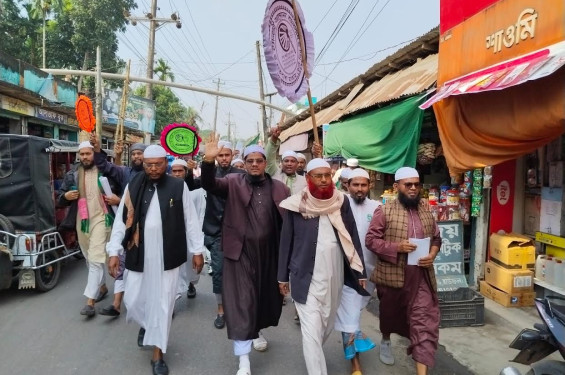 বাউফলে ইসলামী আন্দোলনের গণসংযোগ