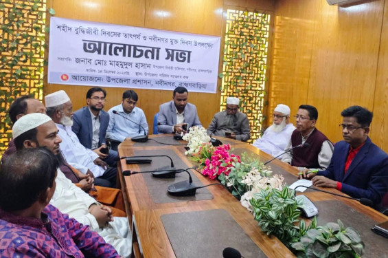 নবীনগরে শহীদ বুদ্ধিজীবী দিবস পালিত
