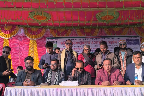রাণীনগরের করজগ্রাম ফুটবল টুর্নামেন্টের ফাইনাল খেলা অনুষ্ঠিত