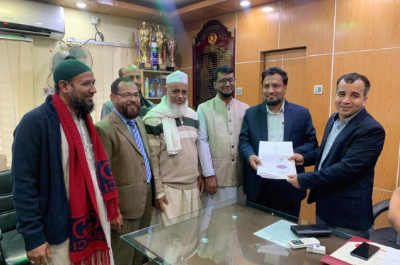 মৌলভীবাজার-৪ আসনে জামায়াত প্রার্থীর মনোনয়নপত্র সংগ্রহ