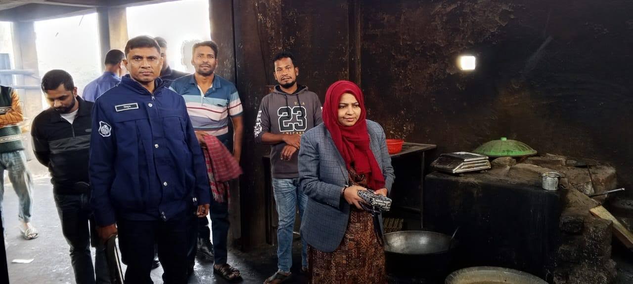 কালীগঞ্জে চার রেস্তোরাঁকে জরিমানা, জনস্বার্থে প্রশাসনের কঠোর হুঁশিয়ারি