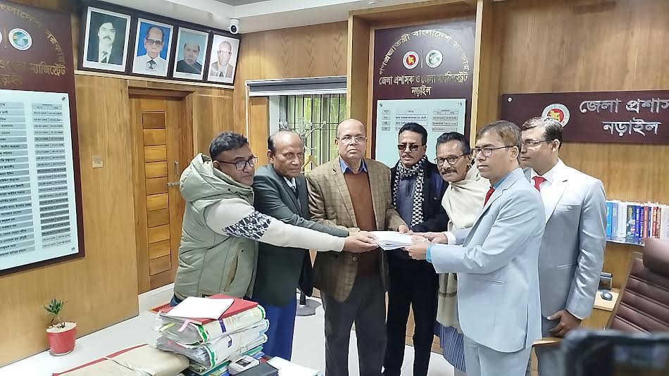 নড়াইল-২ আসনে বিএনপির প্রার্থী ফরিদুজ্জামানের মনোনয়নপত্র দাখিল