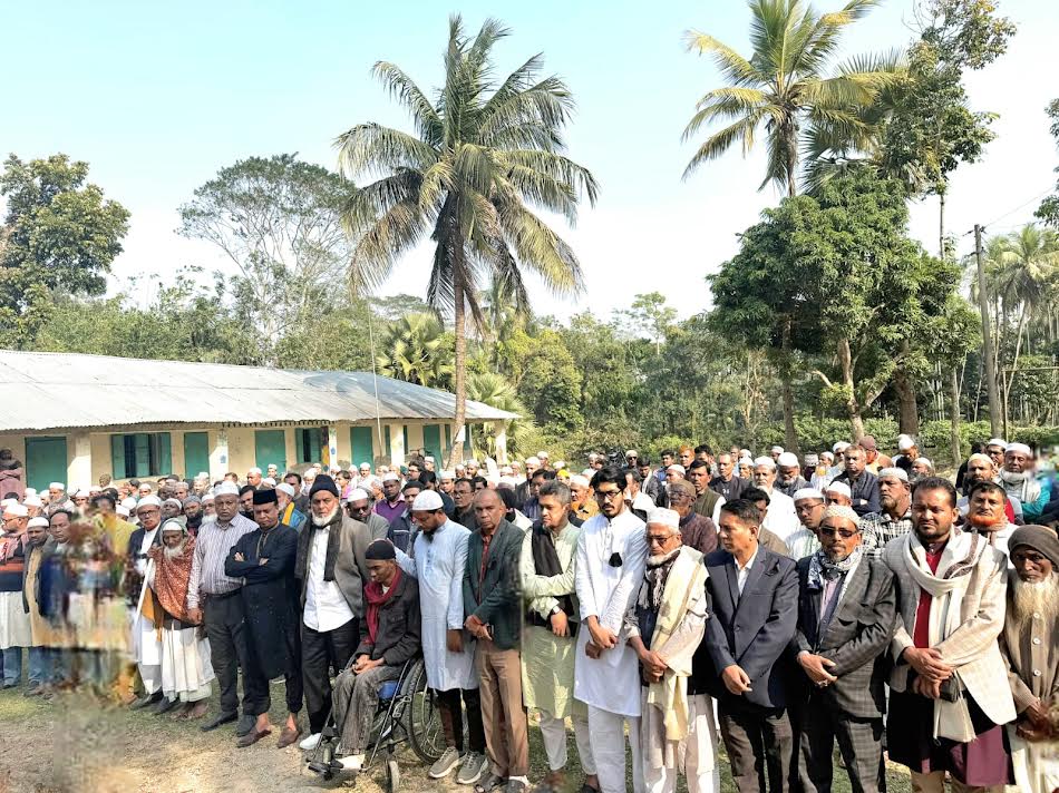 খালেদা জিয়ার জানাজায় গিয়ে মৃত্যু: নিরব হোসেনের দাফন সম্পন্ন