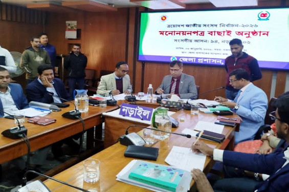 নড়াইলের দুই আসনে ১৩ প্রার্থীর মনোনয়নপত্র বাতিল, বৈধ ৯