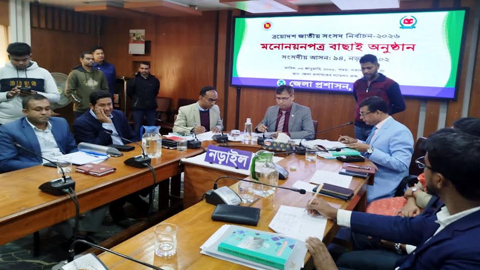 নড়াইলের দুই আসনে ১৩ প্রার্থীর মনোনয়নপত্র বাতিল, বৈধ ৯