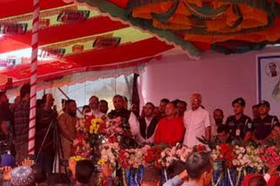 বালাগঞ্জে দুটি সেতুর ভিত্তিপ্রস্তর স্থাপন করলেন ওবায়দুল কাদের