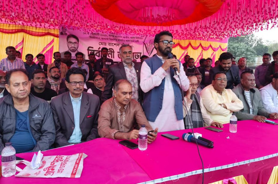 নির্বাচিত হলে ঝিনাইদহ-৪ আসনকে 'মডেল' করার ঘোষণা রাশেদ খাঁনের