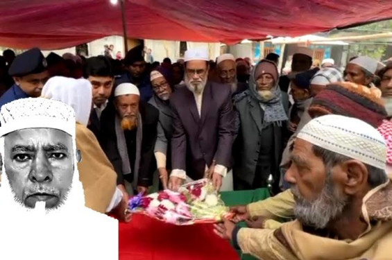 বাউফলে বীর মুক্তিযোদ্ধা মকবুল হোসেনের রাষ্ট্রীয় মর্যাদায় দাফন