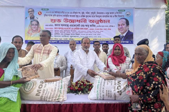 হবিগঞ্জে ৫ হাজার ৯শ’ কৃষক পেলেন সরকারি প্রণোদনা