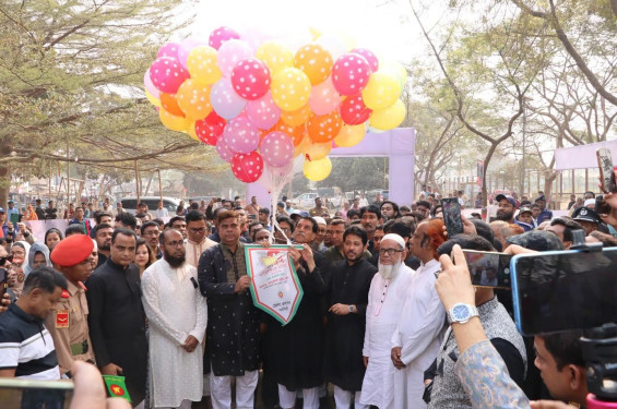 নরসিংদীতে অমর একুশে বইমেলা ও সাহিত্যিক সম্মিলনের উদ্বোধন