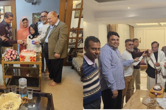 নবনির্বাচিত সংসদ সদস্য মোতালেব ও সনিকে পাঁচলাইশ আবাসিকের ফুলের শুভেচ্ছা