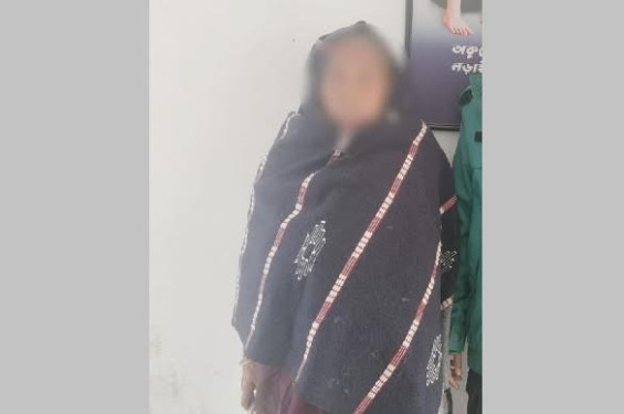 সিলেট দক্ষিণ সুরমায় গাঁজাসহ নারী আটক