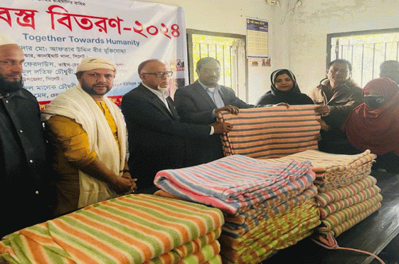 কানাইঘাটে ইমেজ ফাউন্ডেশনের  শীতবস্ত্র বিতরণ