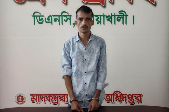 নোয়াখালীতে যাত্রী সেজে ইয়াবা পাচারের সময় ১৫ মামলার আসামি গ্রেপ্তার, উদ্ধার ২ হাজার পিস ইয়াবা